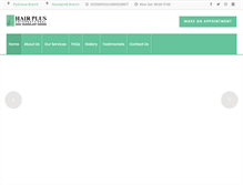 Tablet Screenshot of hairplusint.com